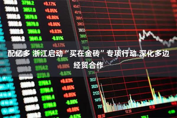 配亿多 浙江启动“买在金砖”专项行动 深化多边经贸合作