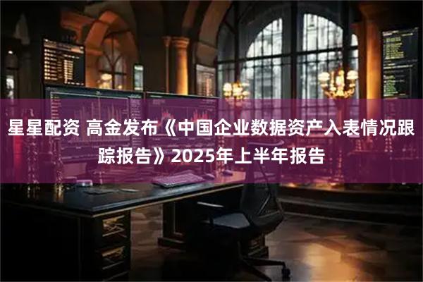 星星配资 高金发布《中国企业数据资产入表情况跟踪报告》2025年上半年报告