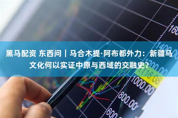 黑马配资 东西问｜马合木提·阿布都外力：新疆马文化何以实证中原与西域的交融史？